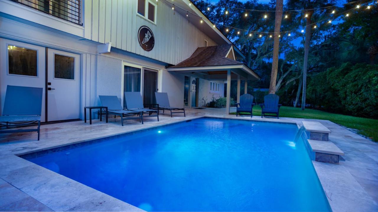 Luxury Beach House - 2Min Walk To Beach - Private Pool - Group & Dog Friendly Hilton Head Island Exterior foto