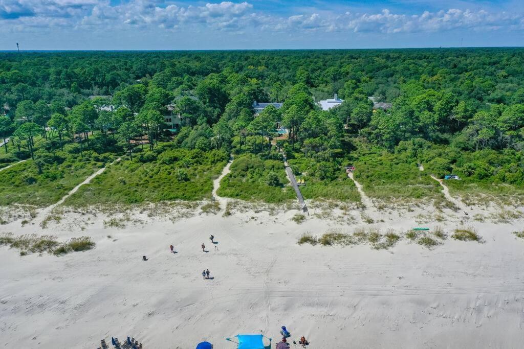 Luxury Beach House - 2Min Walk To Beach - Private Pool - Group & Dog Friendly Hilton Head Island Exterior foto